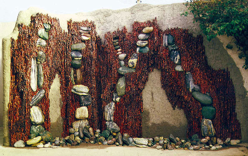 Gartenbrunnen aus Kupfer